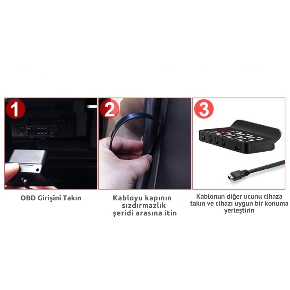 Kadronex™ LED Hologram – Yola Odaklan, Hızın Hep Önünde!